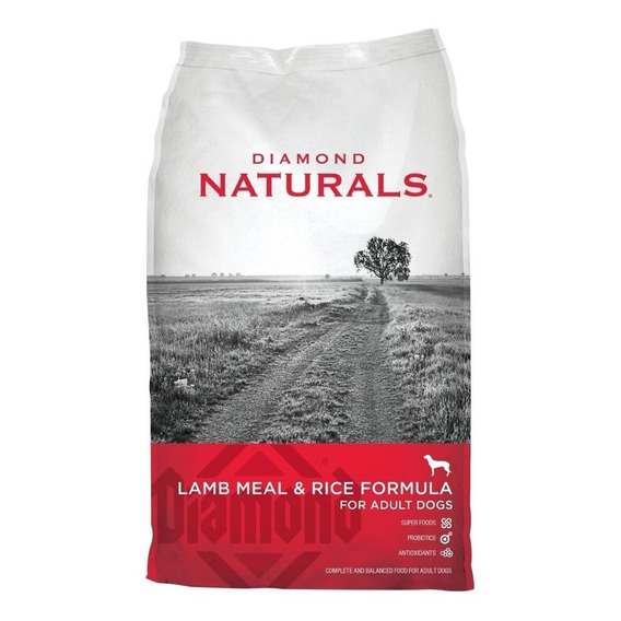 Alimento Diamond Naturals Adult Dog para perro adulto todos los tamaños sabor cordero y arroz en bolsa de 9kg