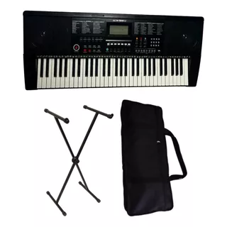 Teclado Musical 61 Teclas Sensitivas Usb Midi Suporte E Capa