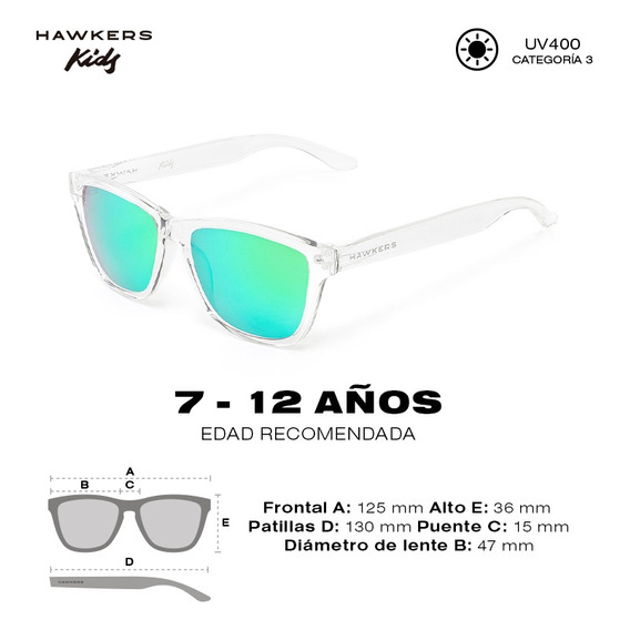 Gafas De Sol Hawkers Para Niño Y Niña - One Kids