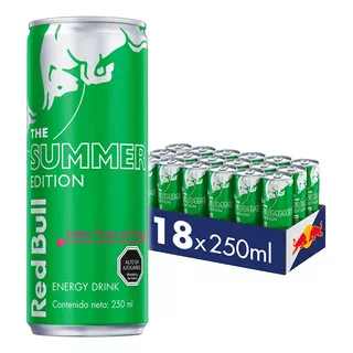 Red Bull Bebida Energética 18 Latas Fruta Del Dragón 250ml