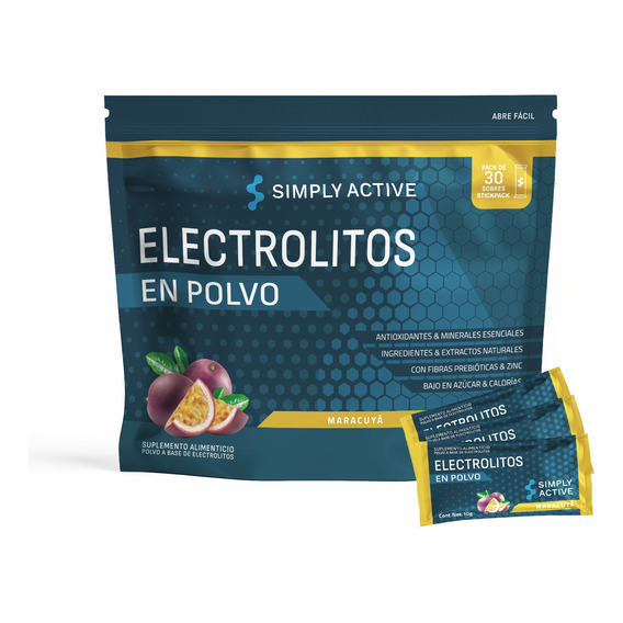 Electrolitos En Polvo | 30 Sticks | Ingredientes Naturales