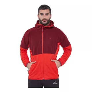 Campera Polar Hombre Montagne Field Bolsillos Con Cierre