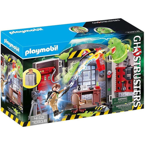 Playmobil Ghostbusters Cazafantasmas Slimer 67 Pzs. (70318