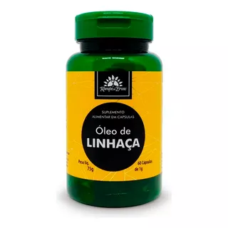 Oleo De Linhaça Cápsulas De 1g - Kampo De Ervas Sabor Without Flavor