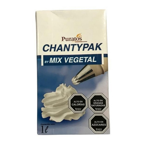 Crema Chantypack Mix Vegetal Puratos 1 Litro