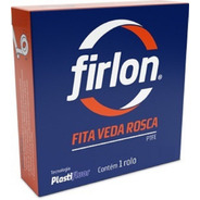 Fita Veda Rosca Firlon 18mm X 25m - Plastifluor Kit 10 Pçs