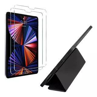 Estuche Smart Case + Vidrio De Pantalla Para iPad