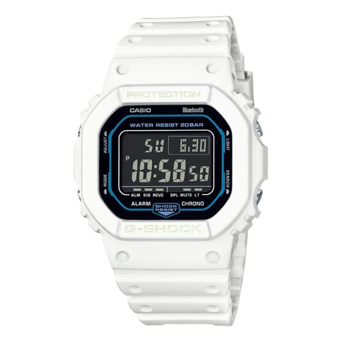 Reloj Casio Dw-b5600 Para Caballero Color de la correa Blanco