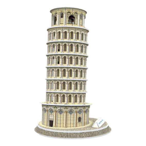Juguetes De Puzzle Rompecabezas 3d Torre Inclinada De Pisa