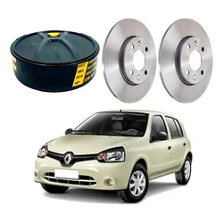  Disco Freio Dianteiro Clio 1.0 16v 2012 A 2016