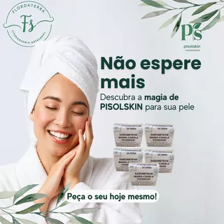 Sabonete Pisolskin Dermatite Kit 5 Unidades