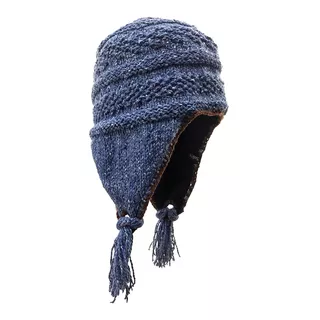 Gorro Hilado Reciclado Selk'n Modelo Tnu Azulino