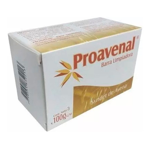 Barra Limpiadora Proavenal Omegatopic Suaviza Piel 3 X 100gr