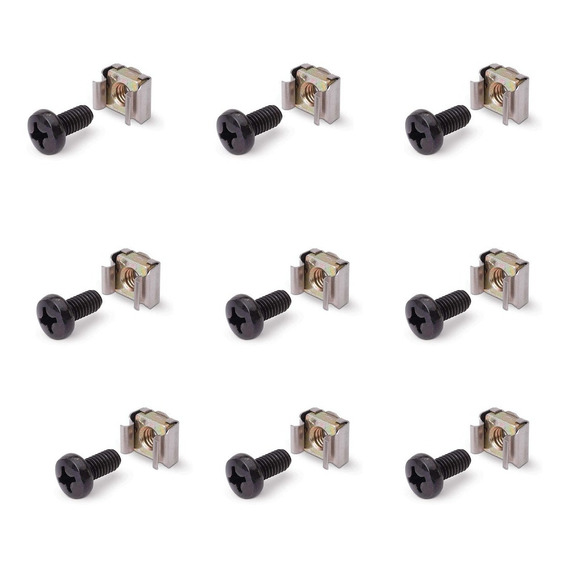 Tornillos M6 Para Rack Paquete 40 Unidades