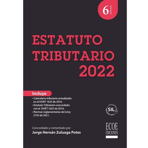 Estatuto Tributario 2022. Ecoe Ediciones