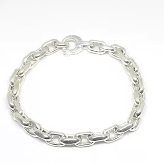 Pulsera Eslabones Gruesos Forcet Italiana Plata 925