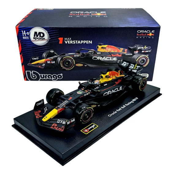 Auto Redbull F1 Rb19 Verstappen 2023 Escala 1/43 C.acrilico