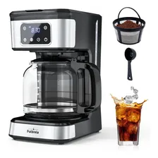 Cafeteira Elétrica Digital Patbrela de 1.8 L com Painel Touch e Timer Programável