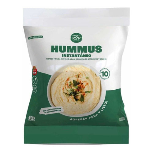 Premezcla Para Preparar Hummus Natural Pop Sin Tacc X 100 Gr