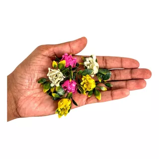 100 Flores Mini Margarida Artificial Pacotes Flor Do Campo