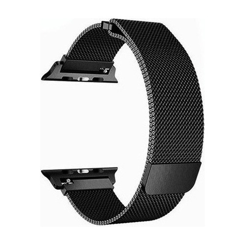 Apple Watch Malla Compatible Pulsera Magnetica 42 44mm Color Negro