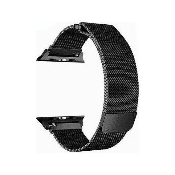 Apple Watch Malla Compatible Pulsera Magnetica 42 44mm Color Negro