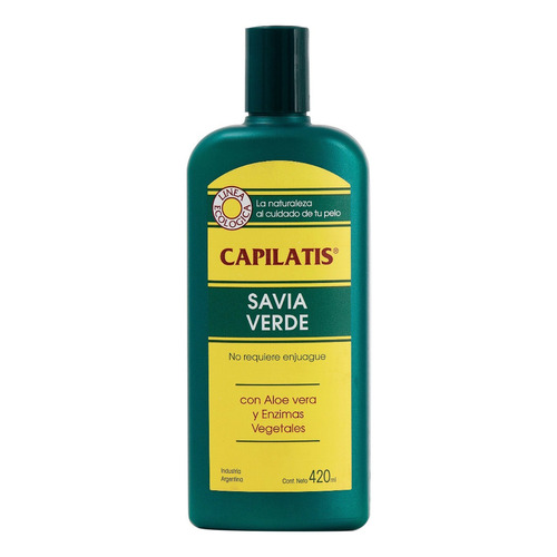 Capilatis Savia Verde X 420ml - Sin Enjuague - Con Aloe Vera