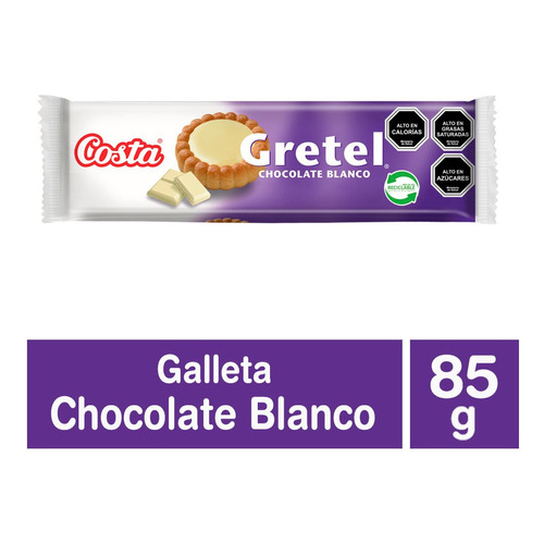 Costa Galleta Gretel Chocolate Blanco 85 Gr
