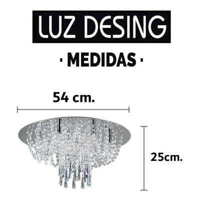 Lampara Muffins Cairel Con 8 Led G9  De Regalo Luz Desing