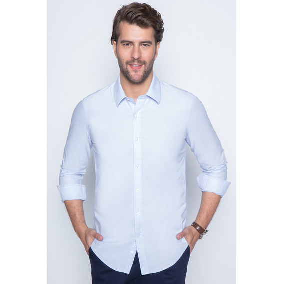 Camisa Exeter Celeste Fw2024 New Man