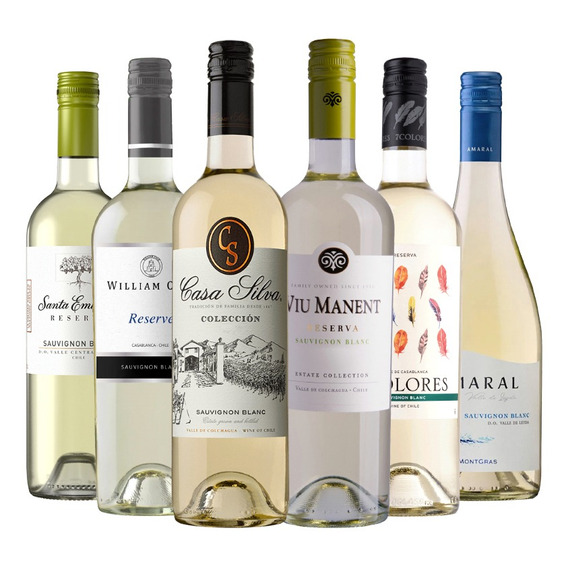 6 Vinos Mix Reserva Sauvignon Blanc