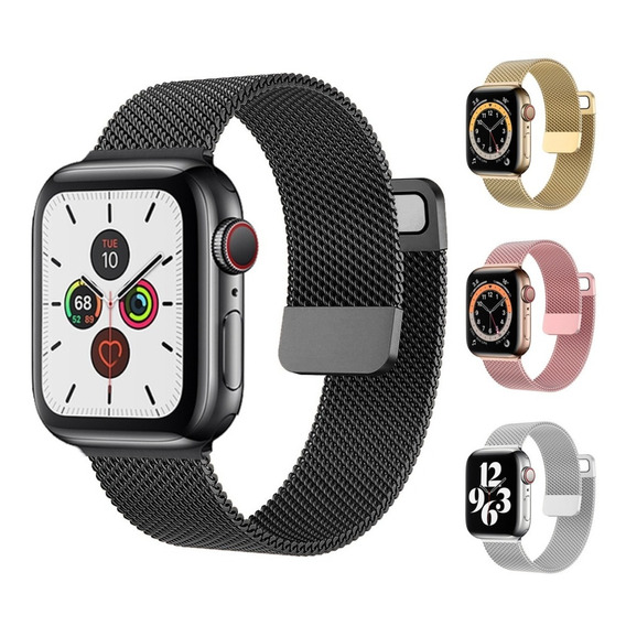 Pulso Metálico Con Imán Apple Watch Iwatch Todas Las Medidas