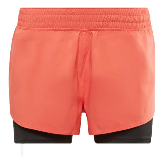 Short Reebok Mujer Dama Running Deportivo Wor Run 2 In 1