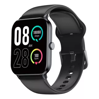 Smartwatch Qcy Gtc Pantalla 1.85 Control De Salud Deportes Color De La Caja Negro