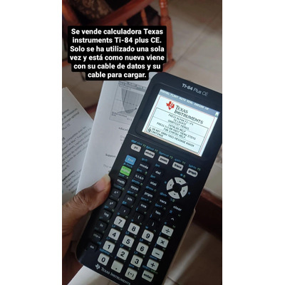 Calculadora Texas Instruments Ti-84 Plus Ce 