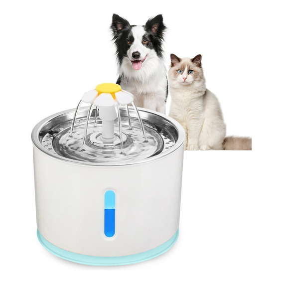 Bebedero Automático Para Perros Y Gatos 2.4 L Lonk Fuente 