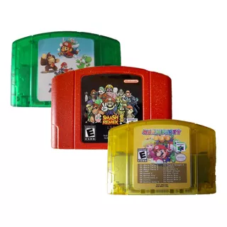 Mario 64, Kart 64, Smash, Mario Party 1 2 3 + Smash Remix