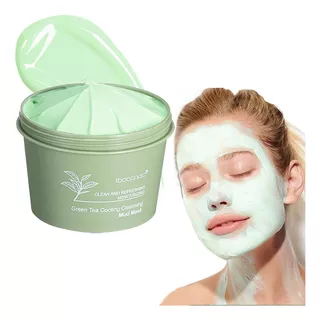 Máscara Facial De Arcilla De Té Verde, Limpieza Profunda