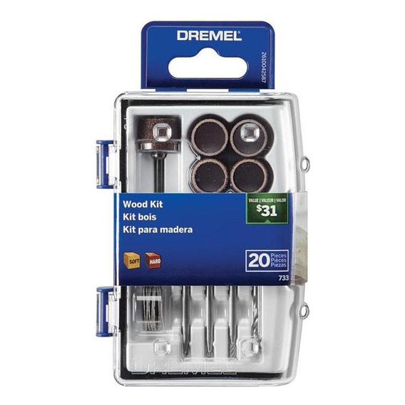 Kit 20 Acc Dremel Micro Kit Madera