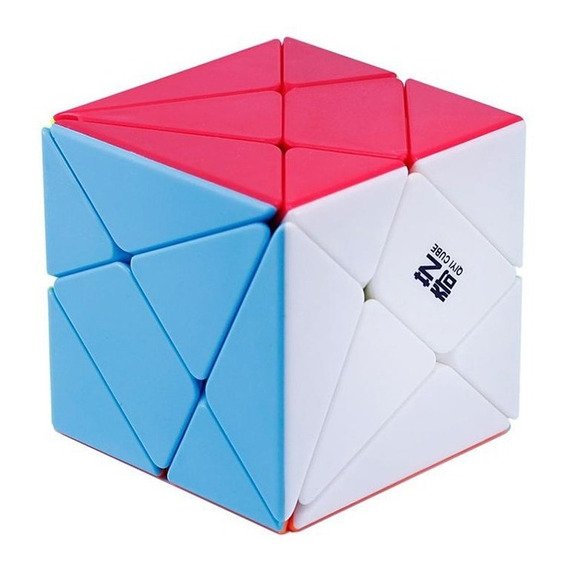 Cubo Rubik Qiyi Axis 3x3 Stickerless + Base Regalo