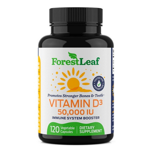 Vitamina D3 Forest Leaf 50,000 Iu 120ct Sabor N/a
