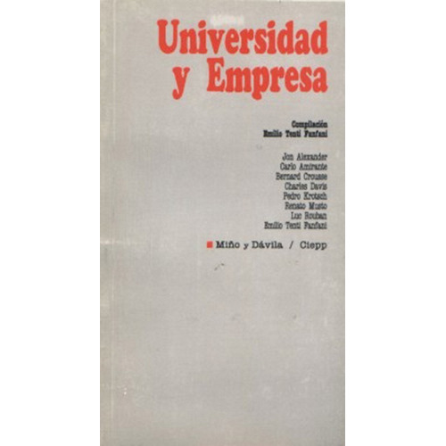 Universidad Y Empresa / Emilio Tenti Fanfani (comp.)