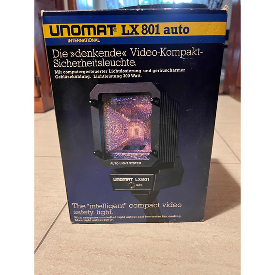 Iluminador P/ Video Unomat Lx 801 Auto 300w Made In Germany