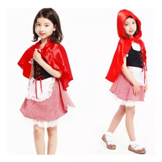 Disfraz Caperucita Roja Talla 4-6 Cuentos Infantiles Niñas