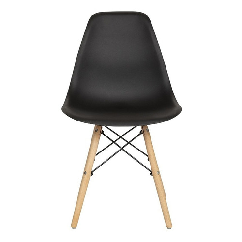 Set De 2 Sillas Holly Estilo Eames Comedor Color Negro