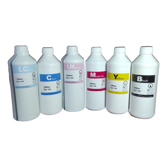 Tinta 6 Litros Dye  Para Epson L800 L805 L850 T50