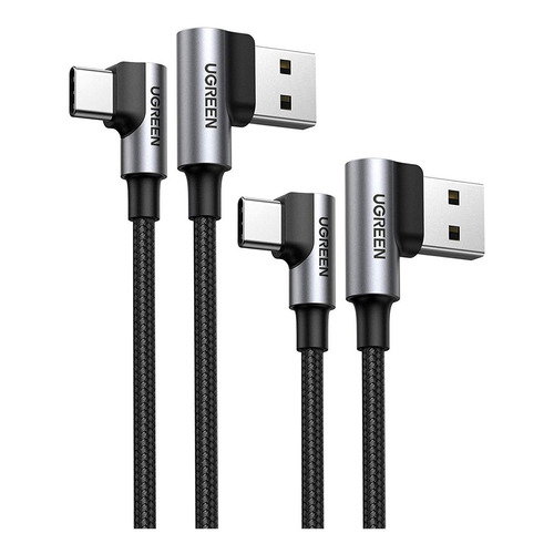 Cable Cargador Ugreen Usb C Angulo 90° 18 W 480 Mbps 1 M