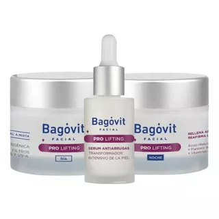 Bagovit Pro Lifting Crema De Día + Noche + Serum Antiarrugas