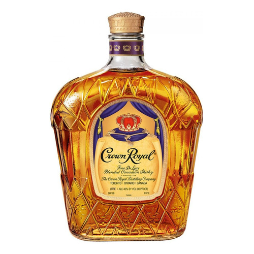Whisky Crown Royal Con Caja Y Funda 1 L