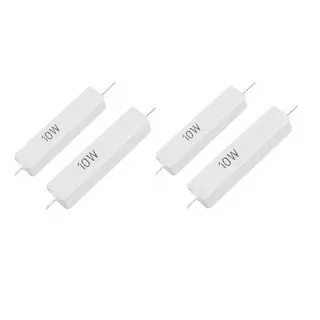 50un Resistor 10w Porcelana Escolha 1 Valor Ohmico Na Lista